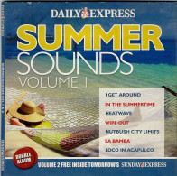 SUMMER SOUNDS - VOL 1& 2 - 2 CDs DAILY EXPRESS - POCHETTE CARTON 2 X 7 TITRES - Autres - Musique Anglaise