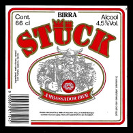 ITALIA ITALY -  Etichetta Birra Beer Bière STUCK WUNSTER Ambassador (vichingo) - Beer