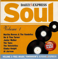 SOUL VOL 1 & 2  - CD DAILY EXPRESS - POCHETTE CARTON DOUBLE ALBUM 14 TITRES (NOMBREUSES VERSIONS ALTERNATIVES + 16 BONUS - Sonstige - Englische Musik