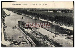 CPA Ouistreham Le Canal De Caen A La Mer Bateau - Ouistreham