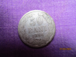 Romania: 50 Bani 1884 (rare) - Roemenië