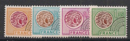 FRANCE - 1975 - Préo N°YT. 134 à 137 - Série Complète - Neuf Luxe ** / MNH / Postfrisch - 1964-1988