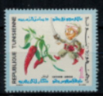 Tunisie - "Fleurs, Fruits, Folklore Et Piment" - Neuf 2** N° 702 De 1971 - Tunesien (1956-...)