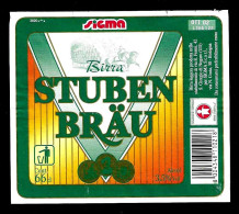 ITALIA ITALY -  2002 Etichetta Birra Beer Bière STUBEN SIGMA - Beer