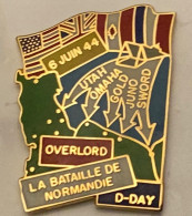 Pin S BATAILLE DE NORMANDIE - Militaria