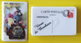 Fève - Carte Postale - Amitiés - Voeux De Bonheur - Sonstige & Ohne Zuordnung