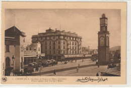 MAROC 645 : Casablanca La Place De France Et L'hôtel Excelsior ; édit. Photo Flandrin N° 47 - Casablanca