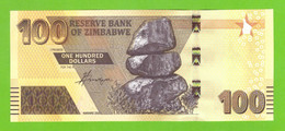 ZIMBABWE 100 DOLLARS 2020/2022  P-106  UNC - Zimbabwe