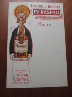 MENUS - F.V. RASPAIL - LIQUEUR DE DESSERT - MENU GRAND FORMAT - Menükarten