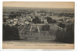 L'Île-Bouchard (37) : Vue Aérienne Générale Du Quartier De L'église Prise Du Château Du Temple Env 1910 PF. - L'Île-Bouchard