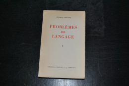 Maurice GREVISSE Prblèmes De Langage 1 Duculot 1961 : Règles Du Français Usage Exceptions Bicyclette Climat Vingt.... - Ohne Zuordnung