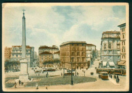 BD131 - ROMA PIAZZA DELL' ESQUILINO ANIMATA AUTO CAR ILLUSTRATORE 1948 - Orte & Plätze