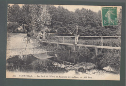 CP - 28 - Courville-sur-Eure - Bords De L'Eure - La Passerelle Des Gollions - Courville