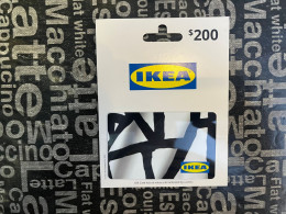 28-3-2024 (Gift Card 2) Collector Card - Australia - IKEA - $200 (no Value On Card) + Presentation Support - Cartes Cadeaux