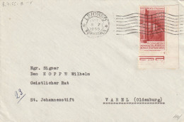 LETTERA 1955 L.60 PETROLIO TIMBRO LIVORNO (YK489 - 1946-60: Storia Postale