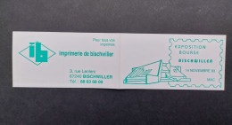 Carnet Privé 1993 - Bischwiller 67 - Exposition Bourse Philatélique 10x0.10   Briat   Tirage 1000 - Andere & Zonder Classificatie