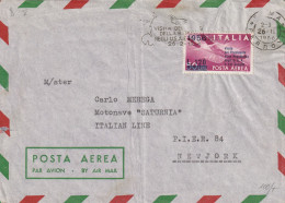 LETTERA 1956 L.120 PA SS VISTA PRES REP USA (YK235 - 1946-60: Poststempel