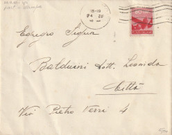 LETTERA 1945 LUOGOTENENZA C.80 ISOLATO (YK227 - Storia Postale