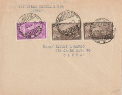 LETTERA 1948 L.3+2X4 RISORGIMENTO TIMBRO FERRARA (YK211 - 1946-60: Marcophilia