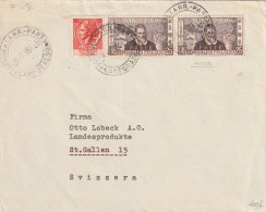 LETTERA 1954 2X25 MARCO POLO +10 TIMBRO CAMPOBASSO (YK194 - 1946-60: Marcophilia