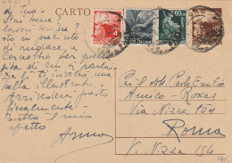 INTERO POSTALE 1947 L.3+40+60+4 TIMBRO COMO (YK162 - Interi Postali