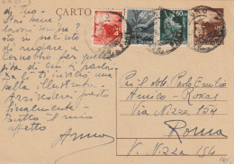 INTERO POSTALE 1947 L.3+40+60+4 TIMBRO COMO (YK162 - Postwaardestukken