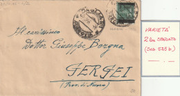 LETTERA 1945 LUOGOTENENZA L.2 SS SPAZIATO TIMBRO CAGLIARI (YK89 - Marcofilie