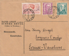 CARTOLINA POSTALE SVIZZERA 1937 PRO JUVENTUTE TIMBRO WINDISCH (YK9 - Briefe U. Dokumente