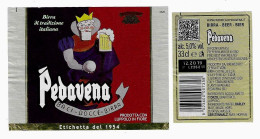 ITALIA ITALY -  2019 Etichetta Birra Beer Bière PEDAVENA Baci-bocce-birra Riproduzione Etichetta Del 1954 - Beer