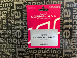 28-3-2024 (Gift Card 2) Collector Card - Australia - Lorna Jane - $50-500  (no Value On Card) + Presentation Support - Gift Cards