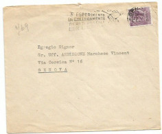 Helipost 3° Esperimento Volo Postale Elicottero Genova X Città 28gen1959 - Targhetta Speciale - Turrita L.25 - Hélicoptères