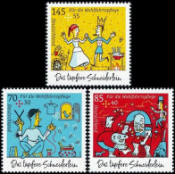 ALLEMAGNE ALEMANIA GERMANY DEUTSCHLAND BUND   2019 THE BRAVE LITTLE TAILOR SET 3V MNH MI 3438-40 YT F3216-18 SN B1150-52 - Unused Stamps