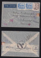 Spain 1941 Double Censor Airmail Cover BILBAO X HOHENSALZA Germany - Brieven En Documenten