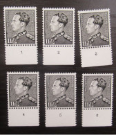 2111 'Poortman' - Postfris ** - Volledige Set Plaatnummers - 1981-1990