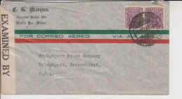 Mexico  Cover Stamps (good Cover 4) War Censorship - Mexico