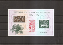 Timbres Sur Timbres - UPU  ( BF Privé Commémoratif XXX -MNH - De Stampex 1974 ) - Sellos Sobre Sellos