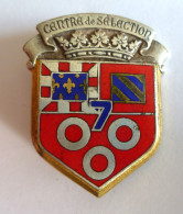 INSIGNE CS 7 - Centre De Sélection N° 7 - Email - DRAGO PARIS G 1402 - Armée De Terre