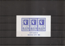 Timbres Sur Timbres ( BF Privé Commémoratif XXX -MNH - De Efimex De 1968 ) - Timbres Sur Timbres