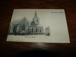 BC30-14 Cpa Montigny Le Tilleul Eglise St Martin Voyagée 1903 - Montigny-le-Tilleul