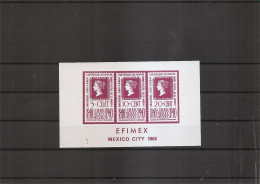 Timbres Sur Timbres ( BF Privé Commémoratif XXX -MNH - De Efimex De 1968 ) - Stamps On Stamps