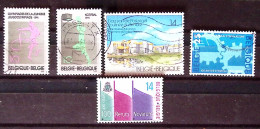 Belgique 1991 COB 2402, 2403, 2404, 2405, 2408 Oblitérés - Used Stamps