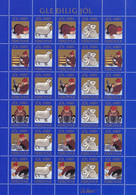 FÄRÖER  1989, JÓL CHRISTMAS KERSTMIS NOEL WEIHNACHTEN, 30 Vignetten, Ungebraucht, MNH **, Hase Schaf Hirte - Färöer Inseln