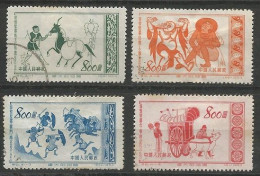 CHINE N° 984 + N° 985 + N° 986 + N° 987 OBLITERE - Used Stamps