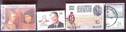 Belgique 1991 COB 2409, 2415, 2416, 2417, Oblitérés - Gebraucht