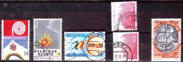 Belgique 1992 COB 2443, 2444, 2448, 2450 (x2), 2451,  Oblitérés - Gebraucht