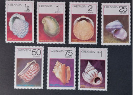 Coquillages Shells // Série Complète Neuve ** MNH ; Grenade YT 611/617 (1975) Cote 13 € - Schelpen