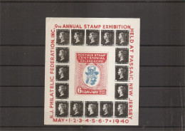 Timbres Sur Timbres ( BF Privé Commémoratif  XXX -MNH - Des USA De 1940 ) - Timbres Sur Timbres