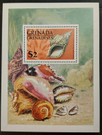 Coquillages Shells // Bloc Neuve ** MNH ; Grenade Grenadines BF 16 (1975) Cote 4 € - Conchas