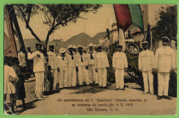 Cabo Verde - Marinheiros Do Zambeze - Militar - República Portuguesa - Portugal (danificado) - Kaapverdische Eilanden