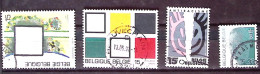 Belgique 1992 COB 2452, 2453, 2456, 2473,  Oblitérés - Usati
